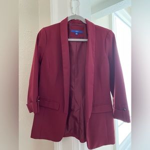 Burgundy Blazer